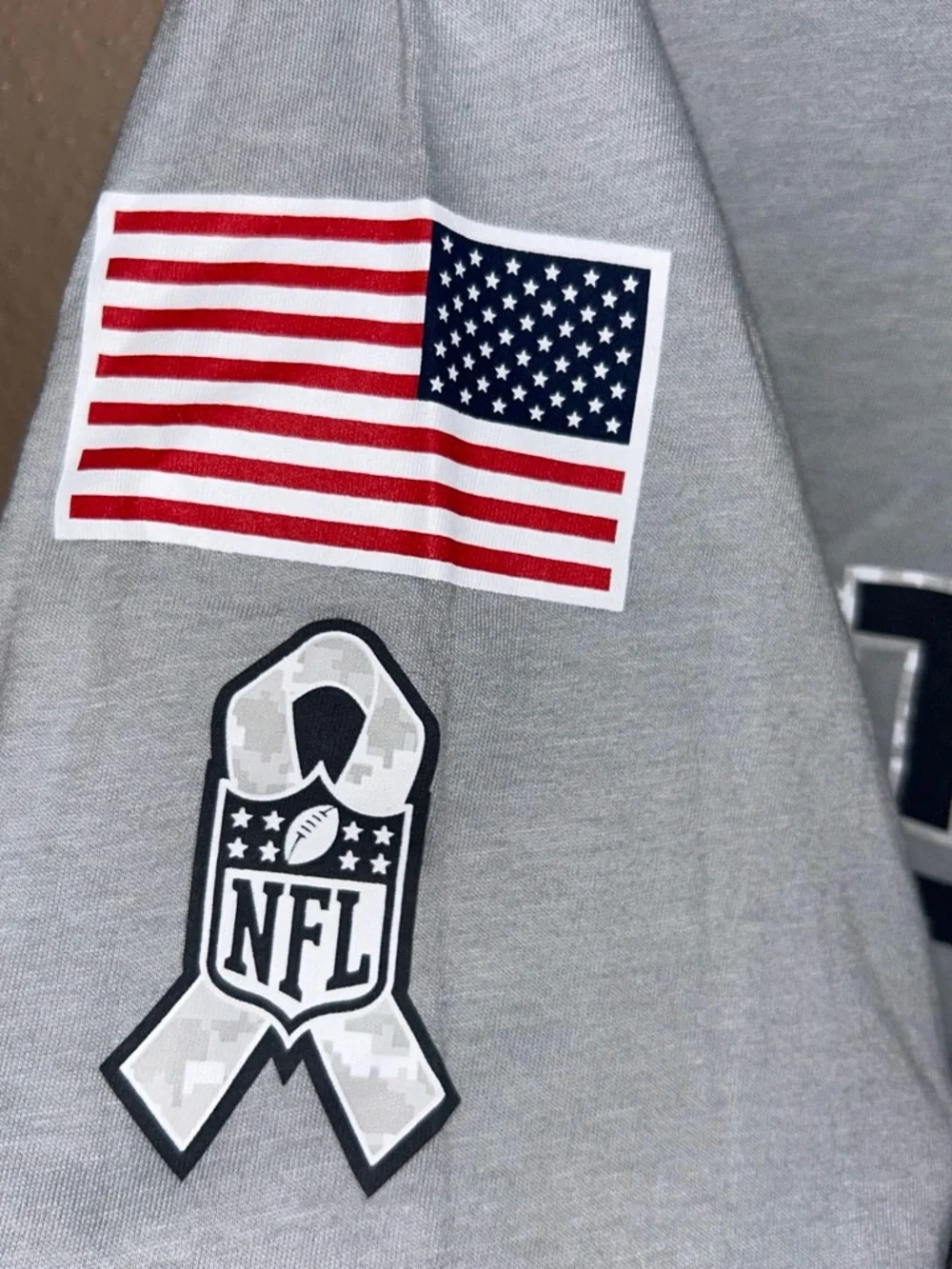 Nike Dri-Fit Grey Pittsburgh Steelers “Salute to Service” LS Tee NWT MENS SMALL
